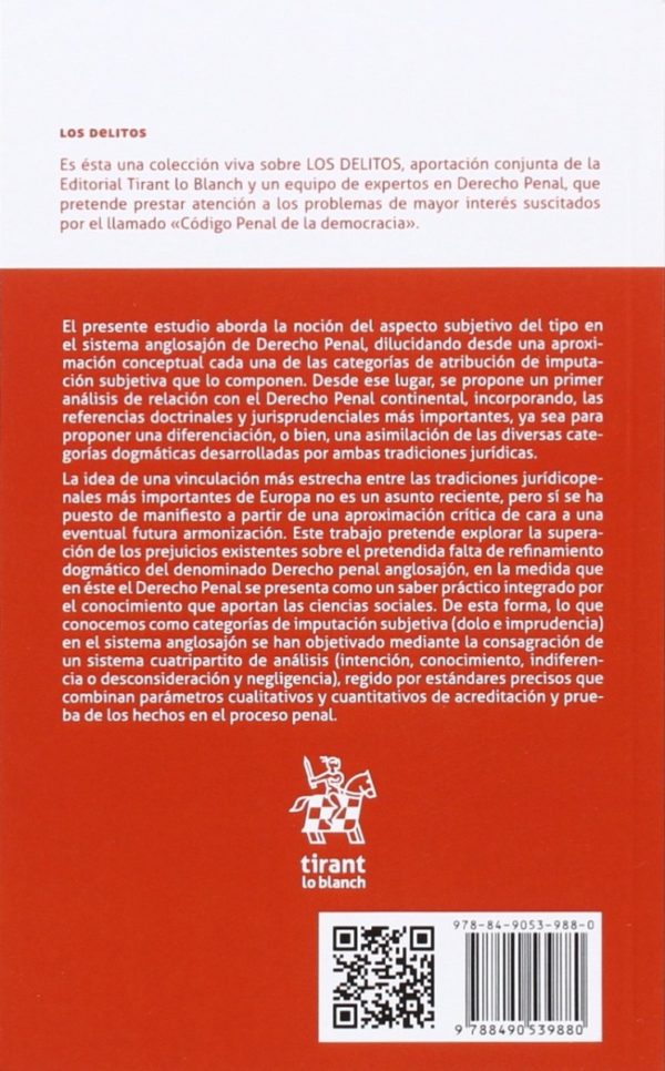 Sistemas de imputación subjetiva en Derecho Penal El modelo angloamericano-42170