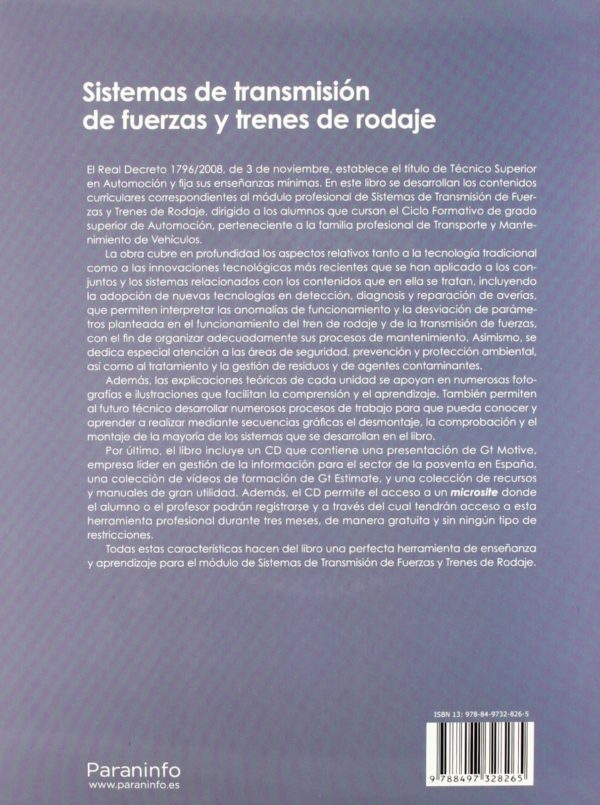 Sistemas de transmisión de fuerzas y trenes de rodaje -53629