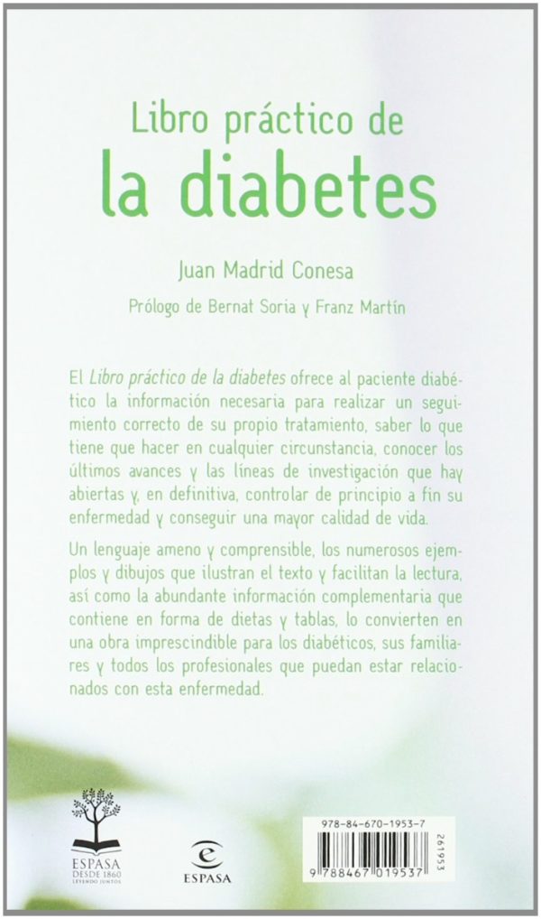 Libro Práctico de la Diabetes Todo lo que necesitas Saber para Mejorar tu Calidad de Vida.-56815