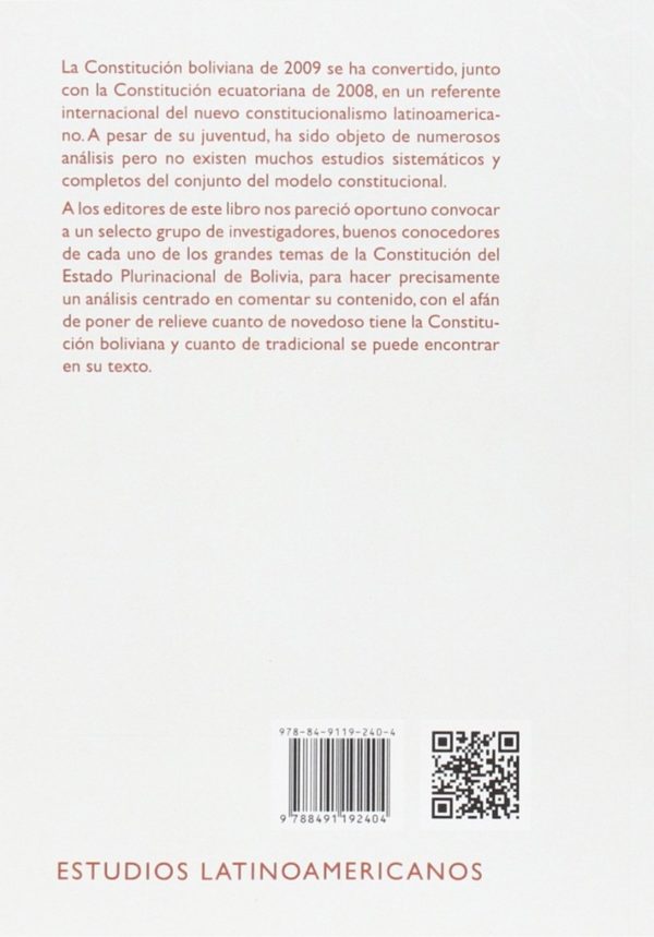 Innovación y Continuismo en el Modelo Constitucional Boliviano de 2009 -31791