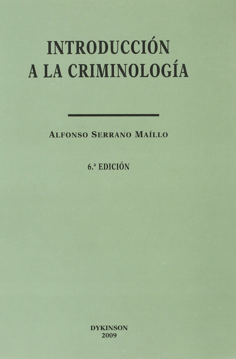 Introducción a la Criminología -0