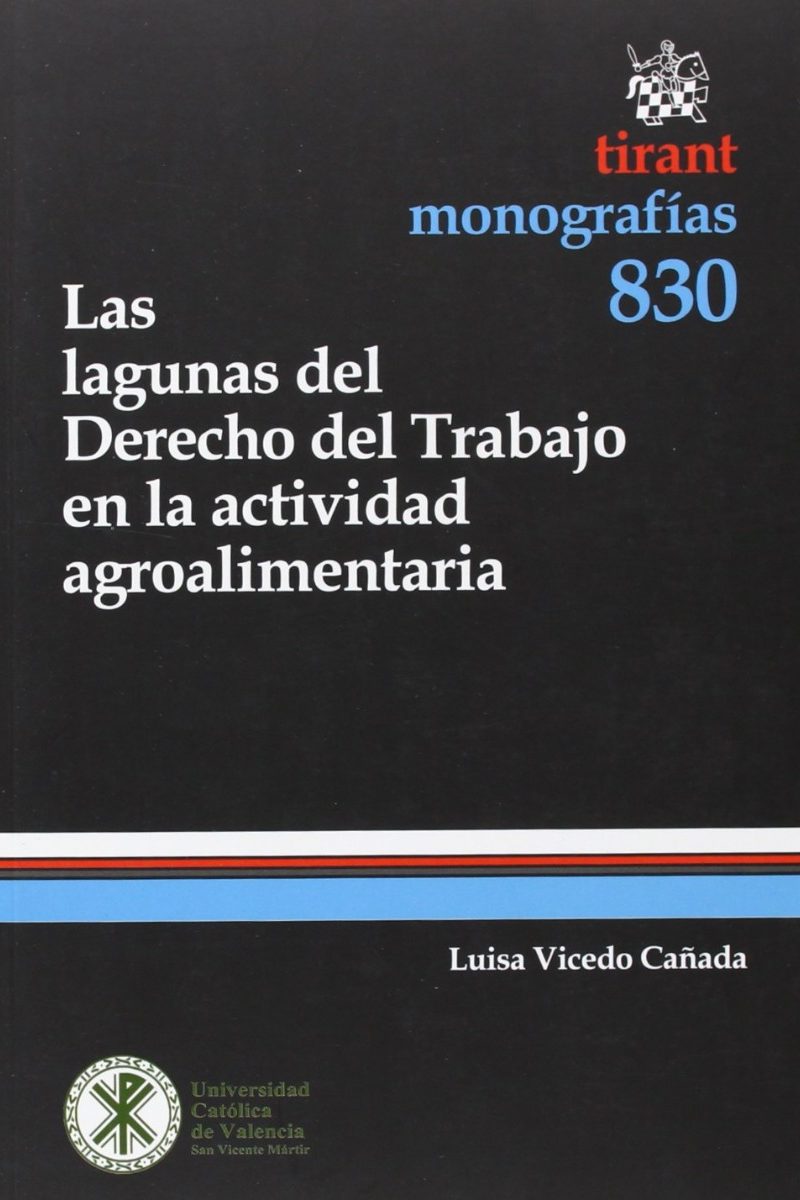 Lagunas del Derecho del Trabajo en la Actividad Agroalimentaria-0