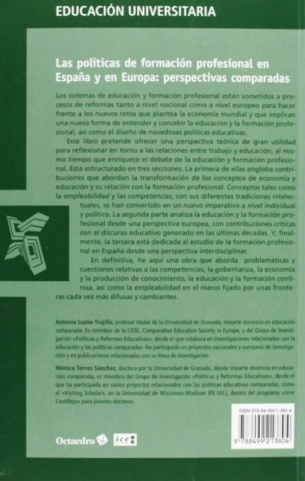 Políticas de formación profesional en España y en Europa: perspectivas comparadas-39765