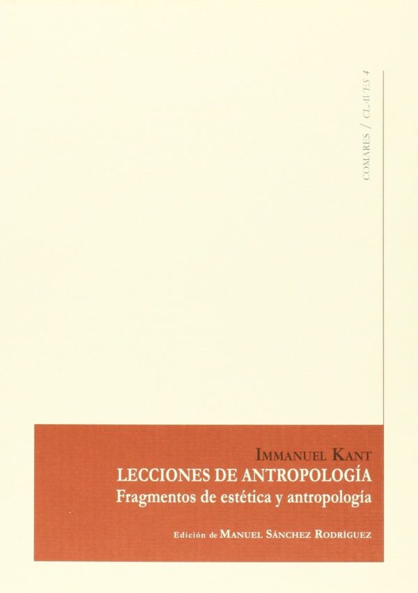 Lecciones de Antropología. Fragmentos de Estética y y Antropología-0