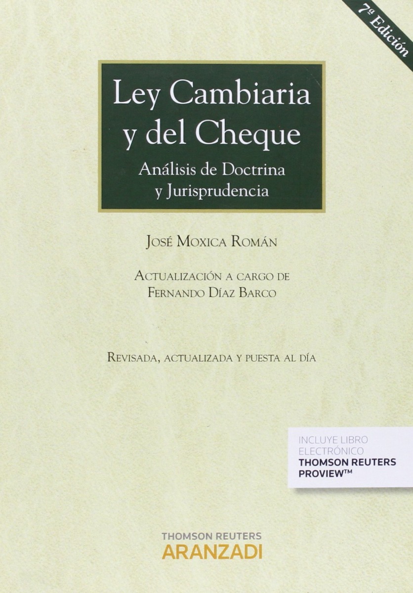 Ley Cambiaria y del Cheque. Análisis de Doctrina y Jurisprudencia-0