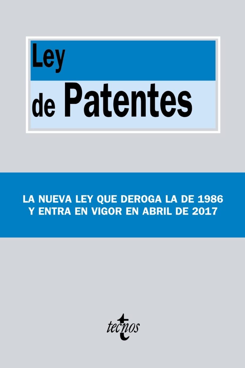 Ley de Patentes. Ley 24/2015, de 24 de Julio -0