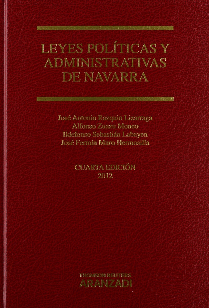 Leyes políticas y administrativas de Navarra 2012 -0