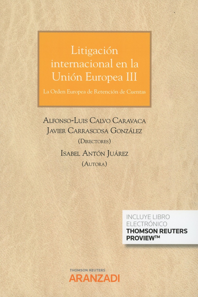 Litigación Internacional en la Unión Europea III -0