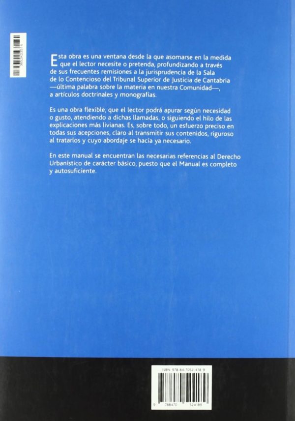Manual de Derecho Urbanístico de Cantabria. (Adaptado a la Ley Estatal 8/2007, de 28 de Mayo, de Suelo)-46176