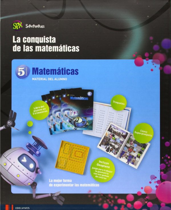 Matemáticas 5º Primaria (Tres Trimestres) + Comic -36350