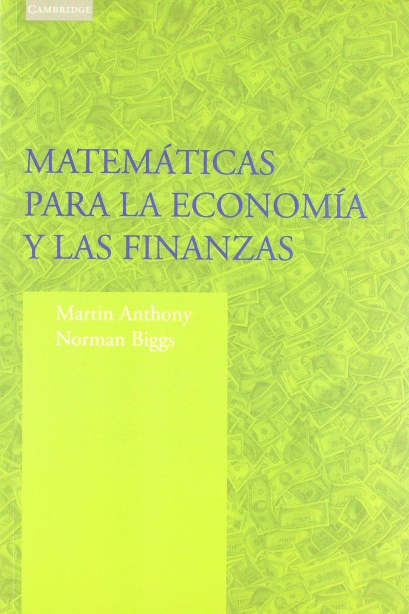 Matemáticas para la Economía y las Finanzas -0
