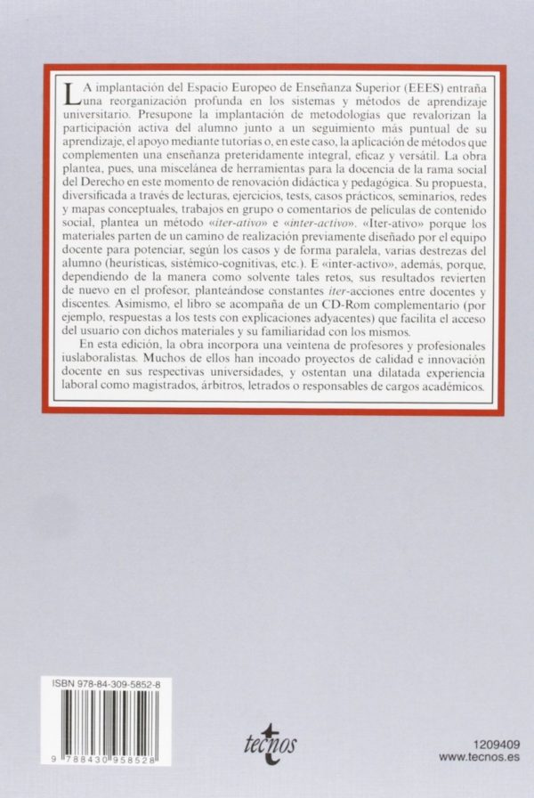 Materiales prácticos y recursos didácticos para la enseñanza del derecho del trabajo y las políticas sociolaborales.-54529