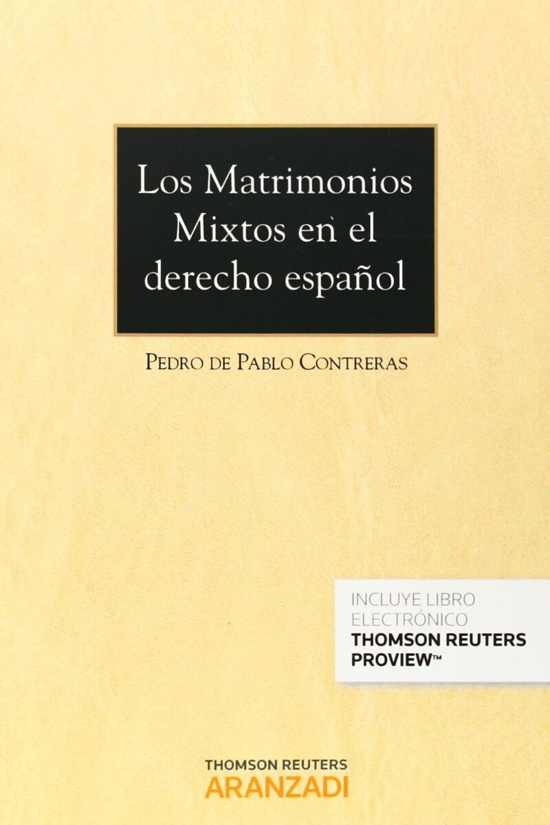 Matrimonios Mixtos en el Derecho Español -0