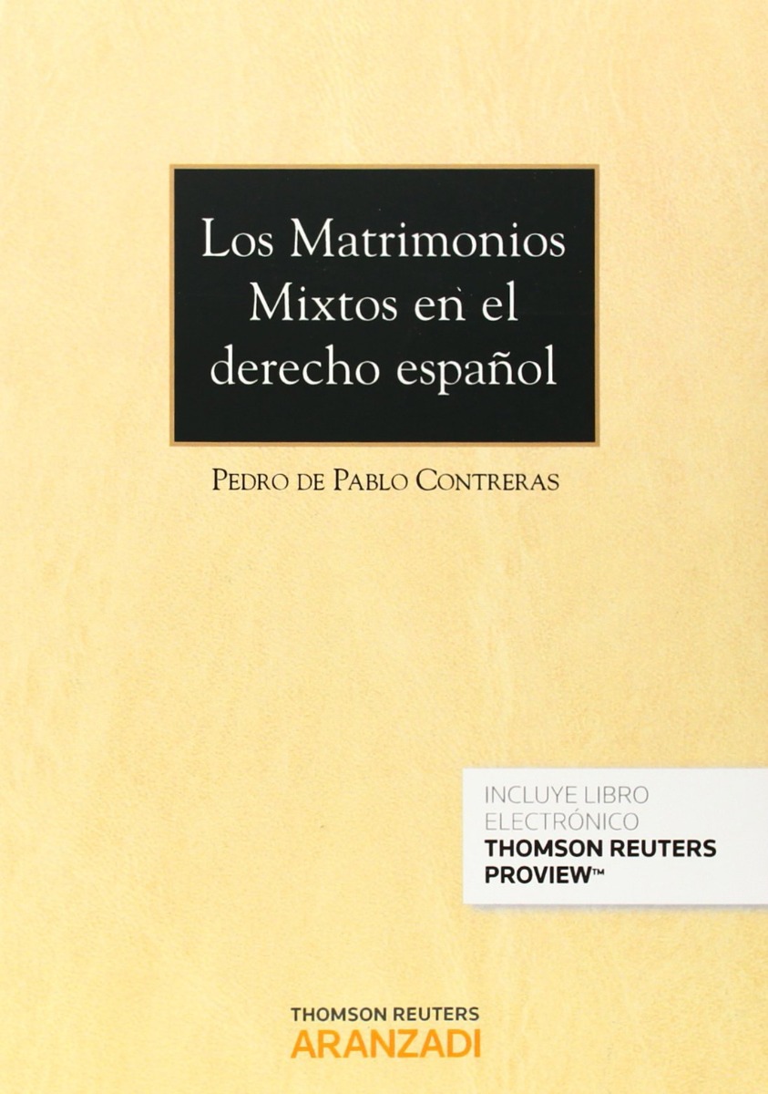 Matrimonios Mixtos en el Derecho Español -0