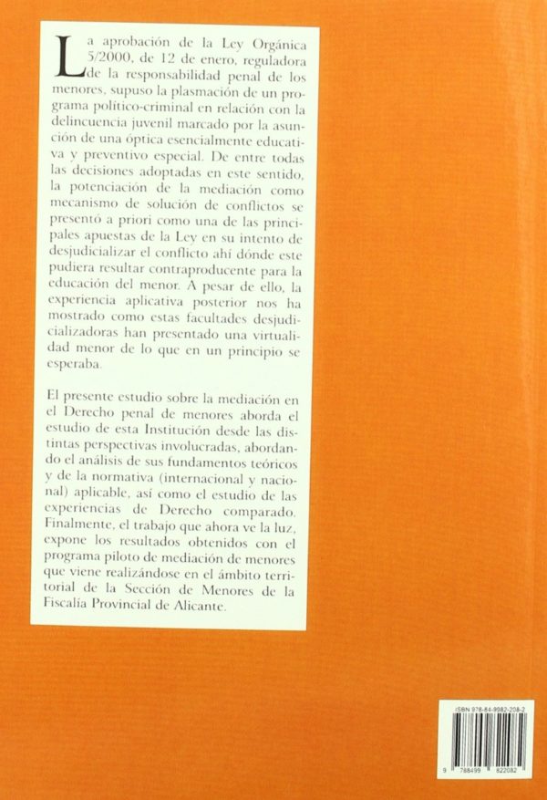 Mediación en el Derecho Penal de Menores -30979