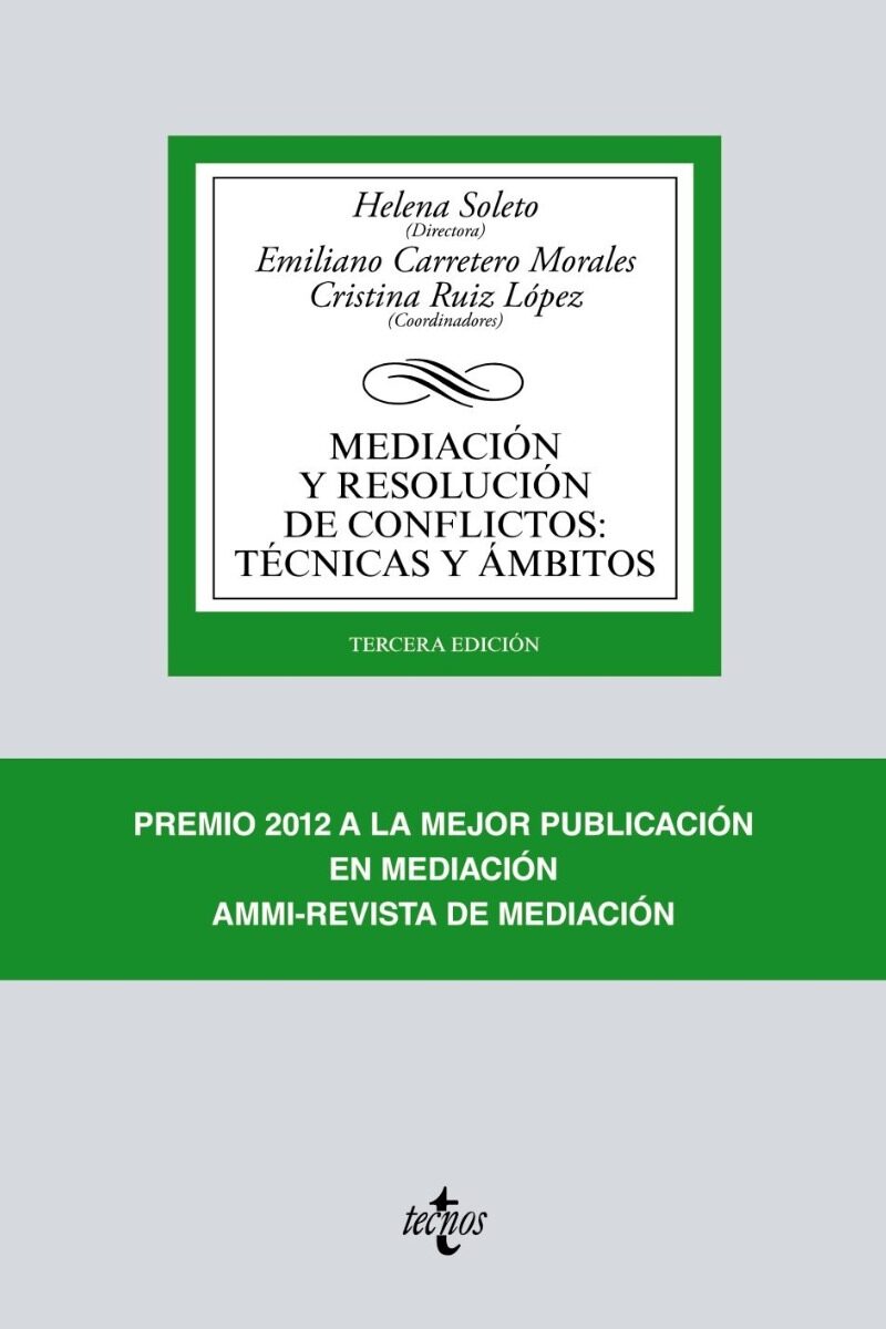 Mediación y Resolución de Conflictos: Técnicas y Ámbitos -0