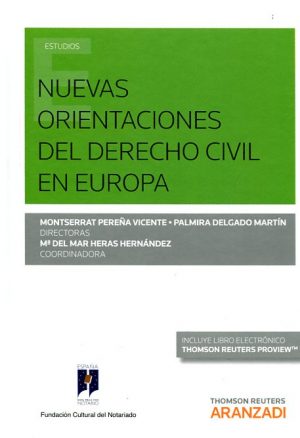 Nuevas Orientaciones del Derecho Civil en Europa -0