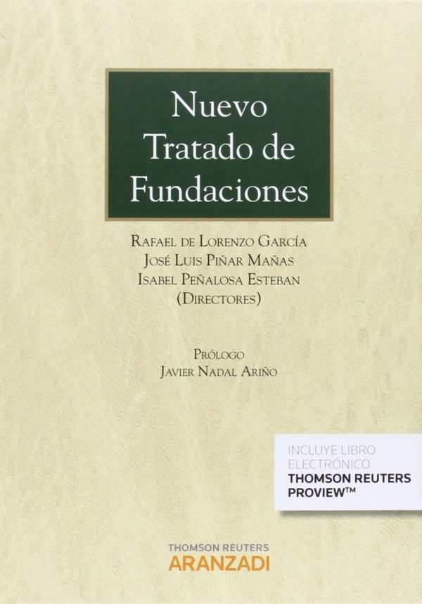 NUEVO TRATADO DE FUNDACIONES -9788490996058