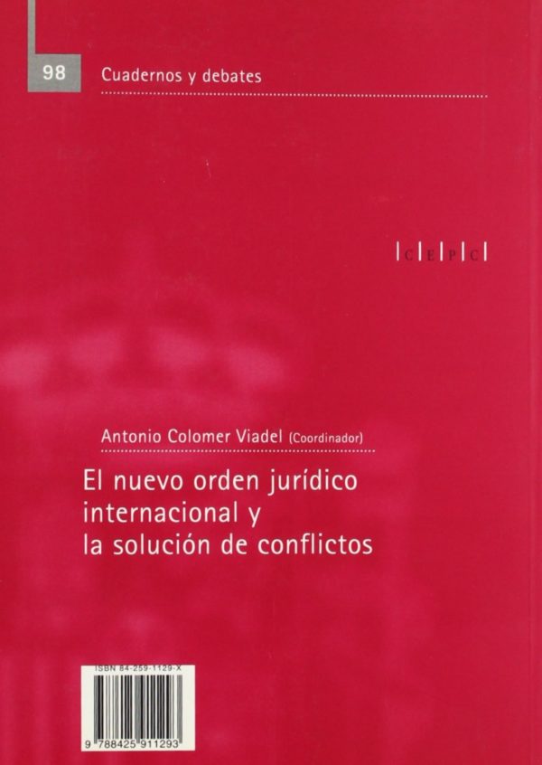 Nuevo Orden Jurídico Internacional y la Solución de conflictos -39242