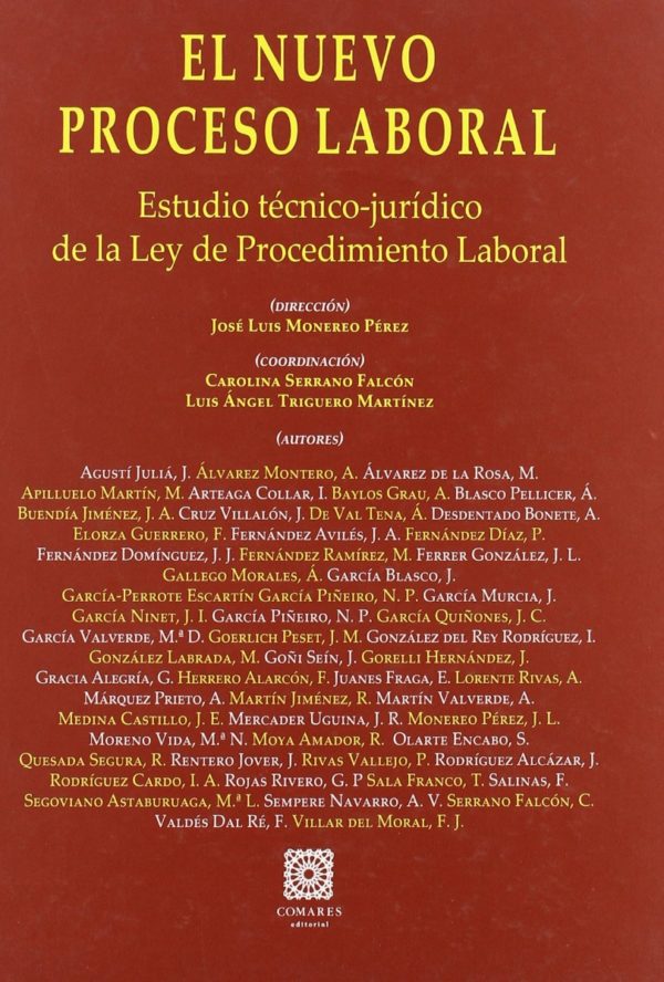 Nuevo Proceso Laboral. Estudio Técnico-jurídico de la Ley de Procedimiento Laboral.-0