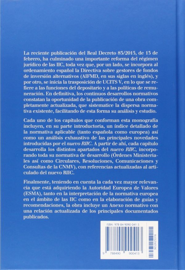 Nuevo Reglamento de las Instituciones de Inversión Colectiva y Colectiva y otras Disposiciones de Desarrollo-41492