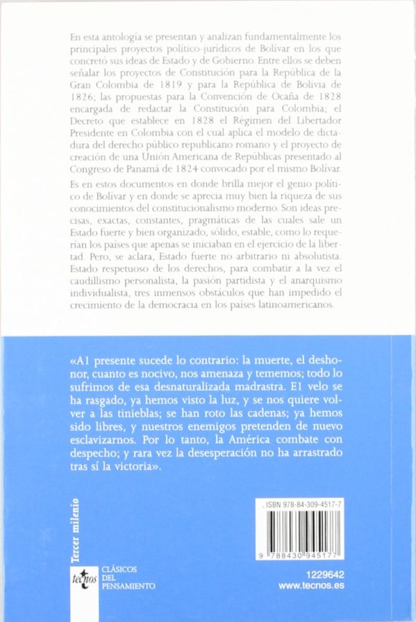 Obra Política y Constitucional. (Estudio Preliminar de Eduardo Rozo Acuña)-51964