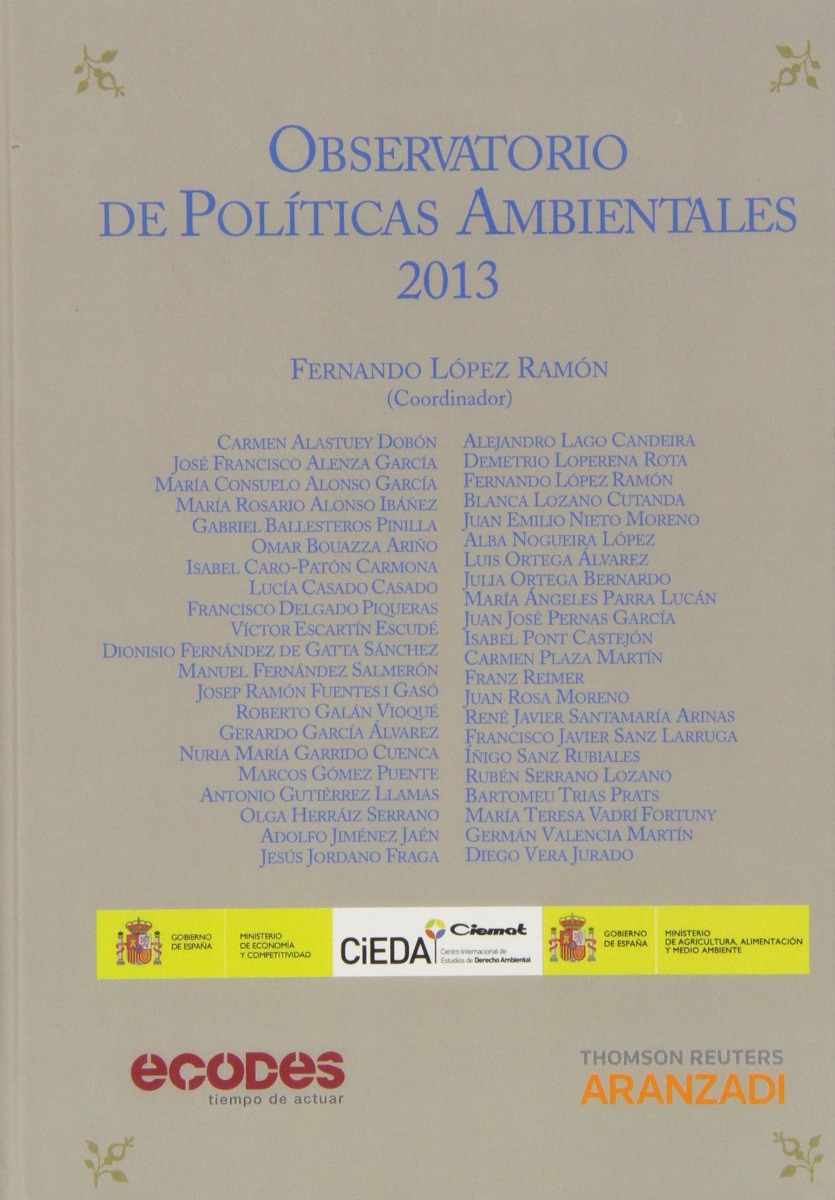 Observatorio de Políticas Ambientales 2013 -0