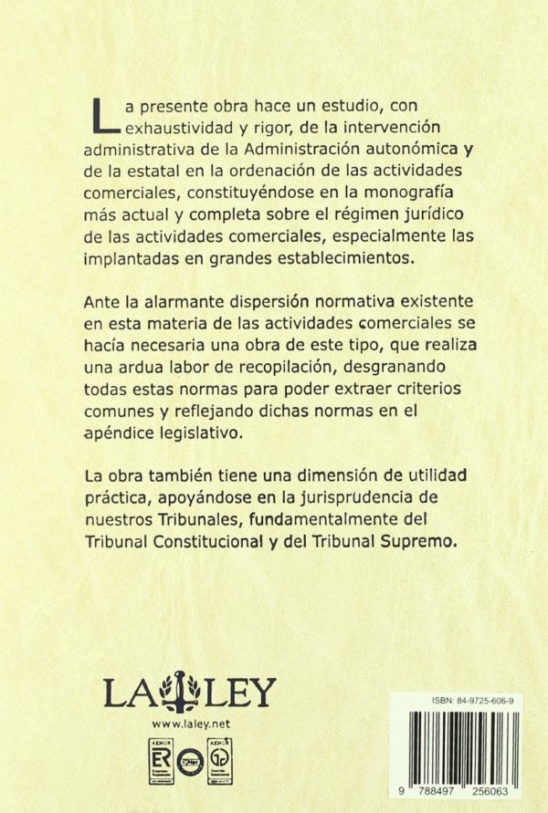 Ordenación de los Establecimientos Comerciales. Especial Referencia a las Licencias Comerciales-45783