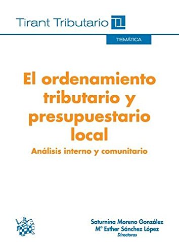 Ordenamiento Tributario y Presupuestario Local. Análisis Interno y Comunitario-0