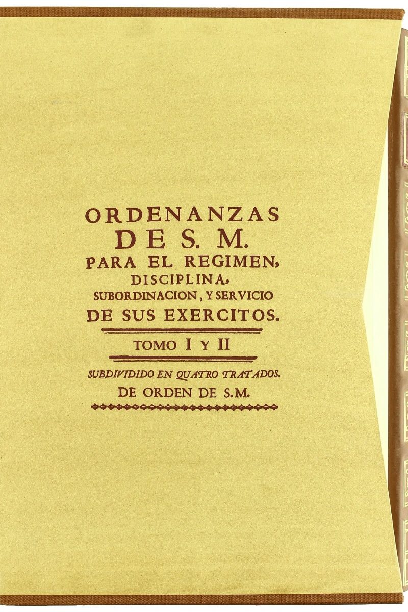 Ordenanzas de S.M. Para el Régimen, Disciplina, Ordenanzas Militares de Carlos III. 2 Tomos-0