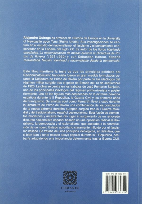 Orígenes del Nacionalcatolicismo. José Pemartín y la Dictadura de Primo de Rivera-46457