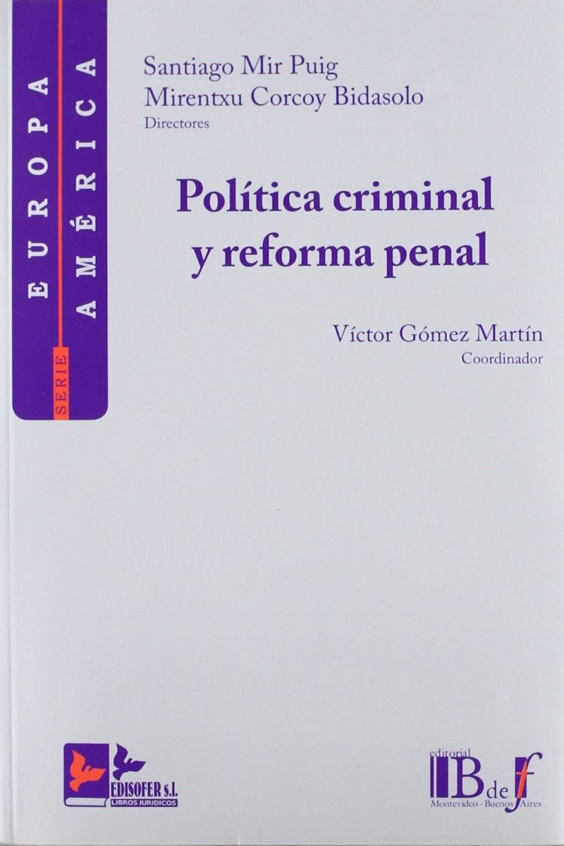 Política Criminal y Reforma Penal -0