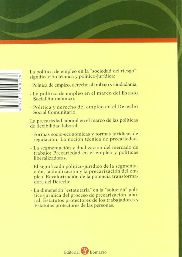 Política de Empleo como Instrumento para la Lucha contra la Precariedad Laboral-49882