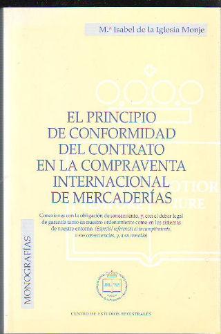 Principio de Conformidad del Contrato en la Compraventa Internacional de Mercaderias. -0