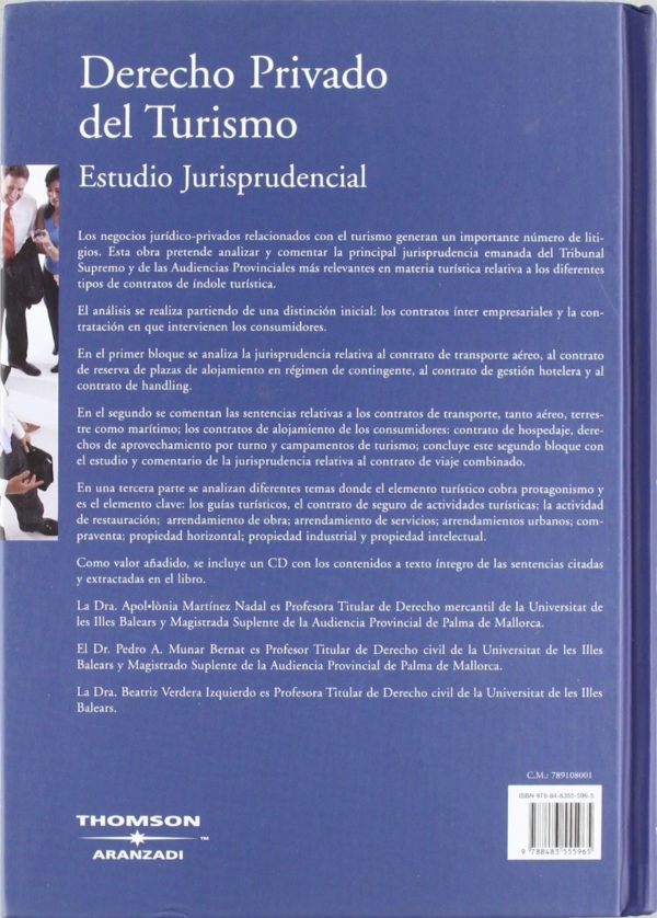 Derecho Privado del Turismo. Estudio Jurisprudencial. (Incluye CD-R con Jurisprudencia).-57417