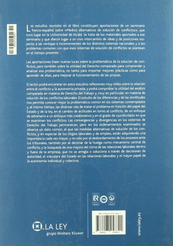 Procedimientos Negociados de Solución de los Conflictos laborales -48106