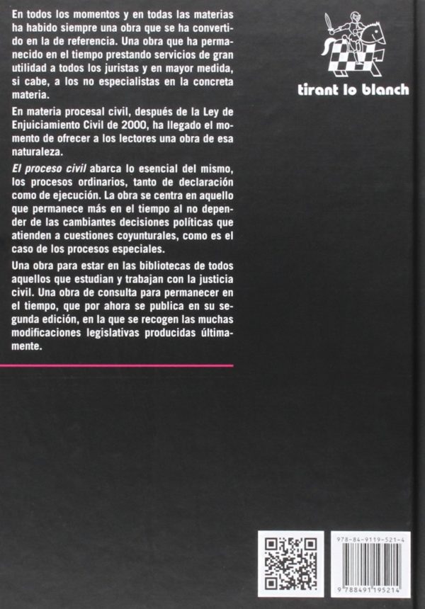 Proceso Civil. Los Procesos Ordinarios de Declaración y de Ejecución -45775