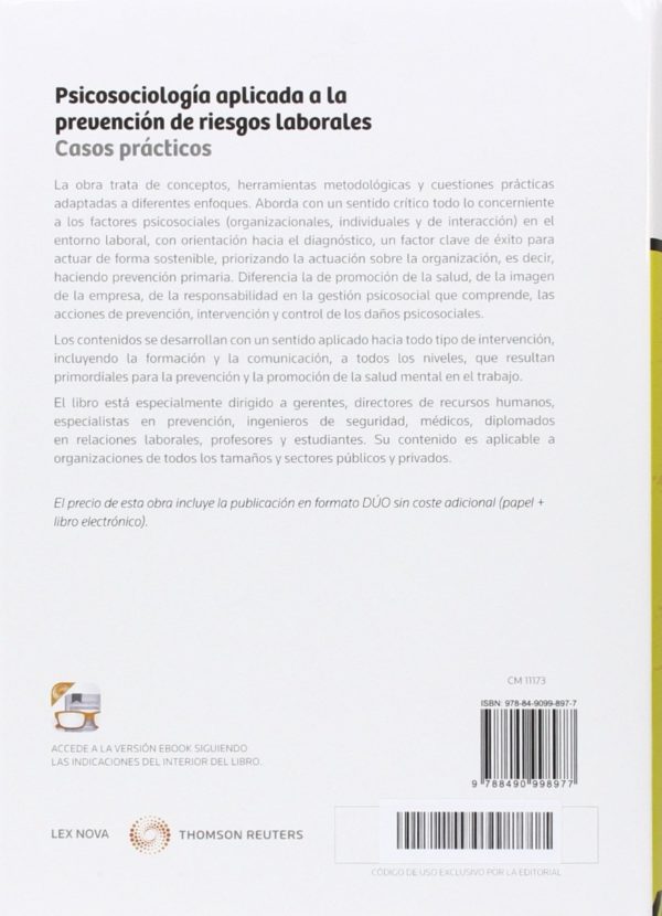 Psicosociología Aplicada a la Prevención de Riesgos Laborales. Casos Prácticos -28575