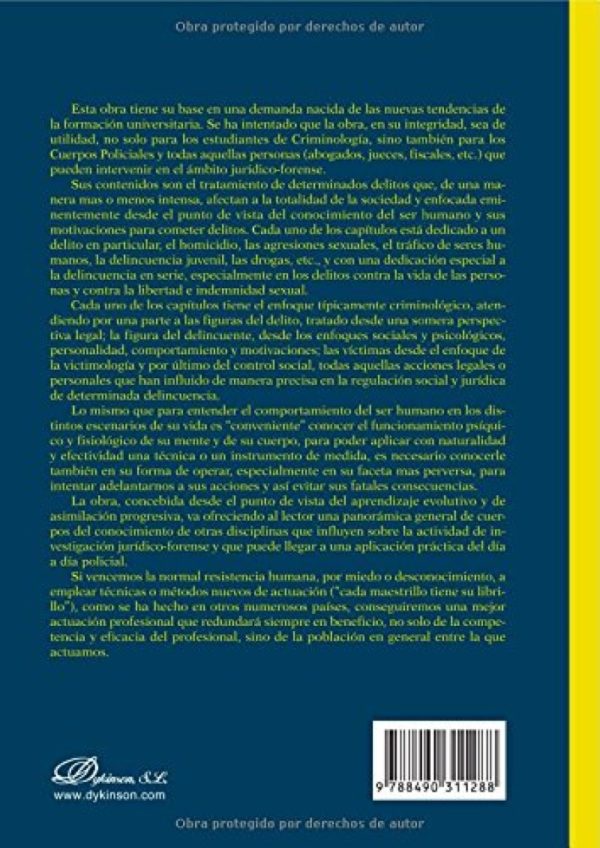 Psicología e Investigación Criminal. La Delincuencia Especial-37947