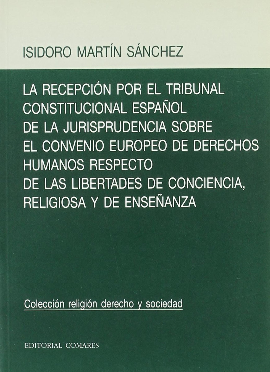 Recepción por el Tribunal Constitucional Español de la Jurisprudencia sobre el Convenio Europeo de Derechos Humanos -0