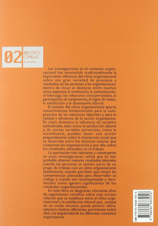 Relaciones entre el clima organizacional y la satisfacción laboral -40554