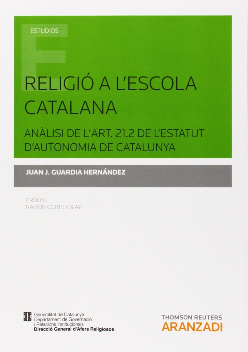 Religió a L'Escola Catalana. Anàlisi de l´art. 21.2 de L´Estatut D´Autonomia de Catalunya-0