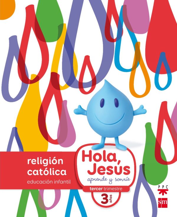 Nuevo Hola. Jesús aprende y sonríe 3 años Educación infantil-0