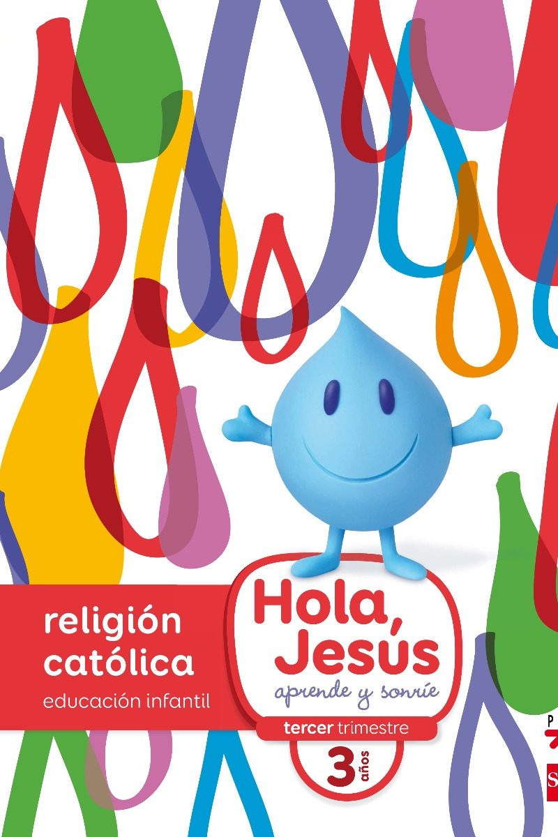 Nuevo Hola. Jesús aprende y sonríe 3 años Educación infantil-0