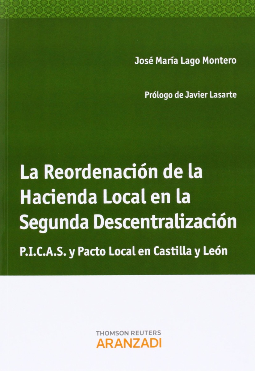Reordenación de la Hacienda Local en la Segunda Descentralización. P.I.C.A.S. Y Pacto Local en Castilla y León -0