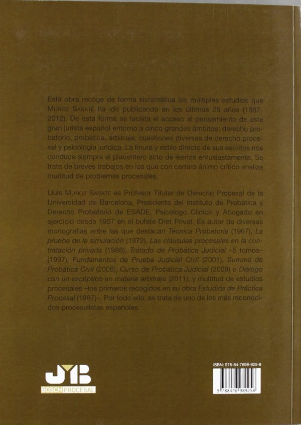 Técnica Procesal. 25 Años de Estudios Forenses-45617