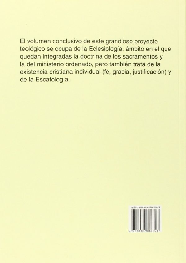 Teología Sistemática, Vol. III. -40441