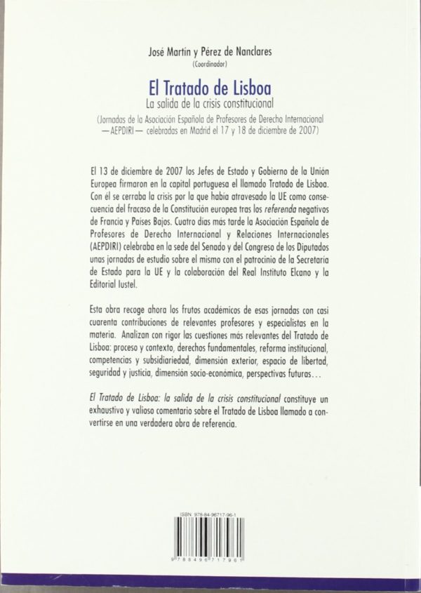 Tratado de Lisboa: La Salida de la Crisis Constitucional -60194