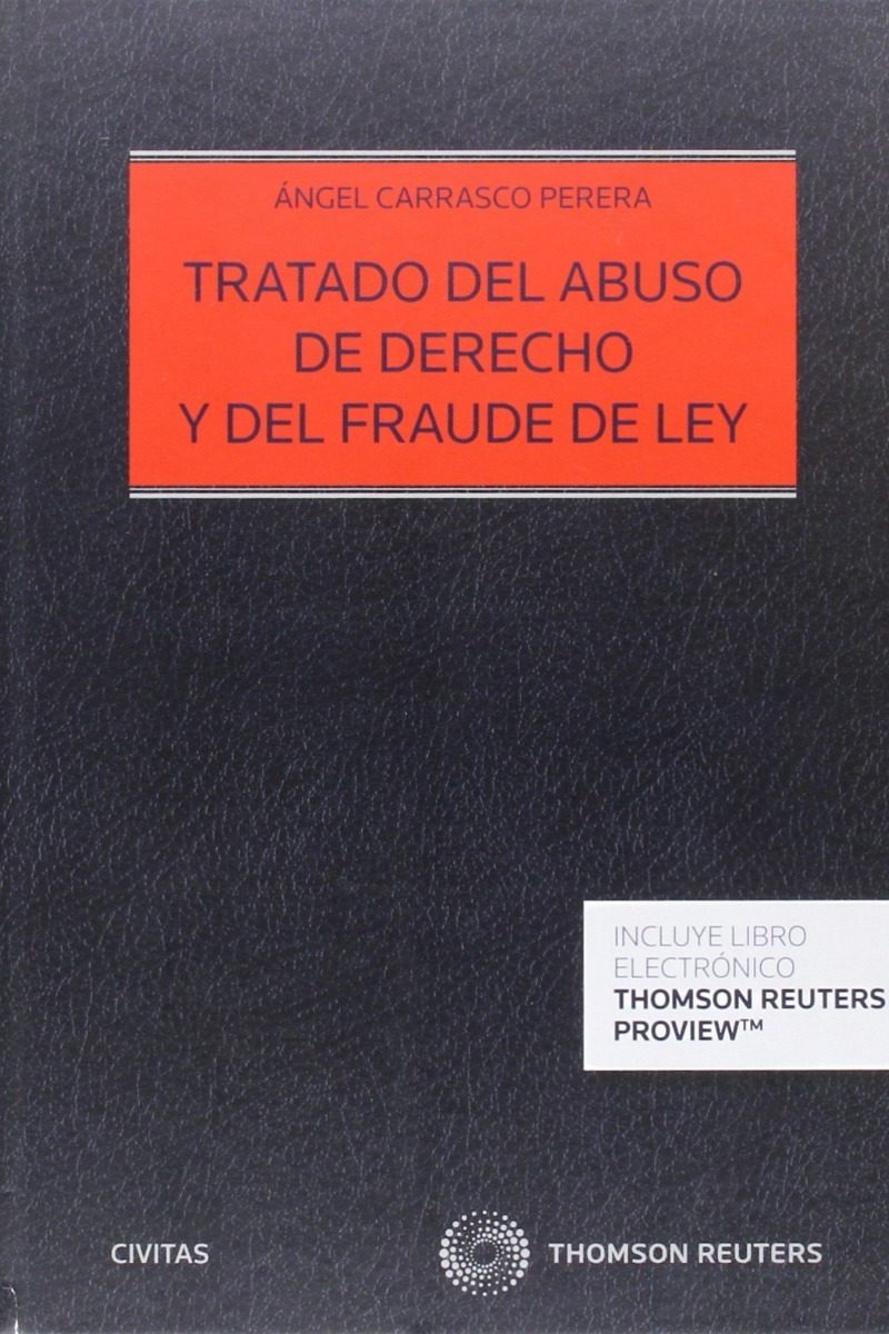 Tratado del Abuso de Derecho y del Fraude de Ley -0