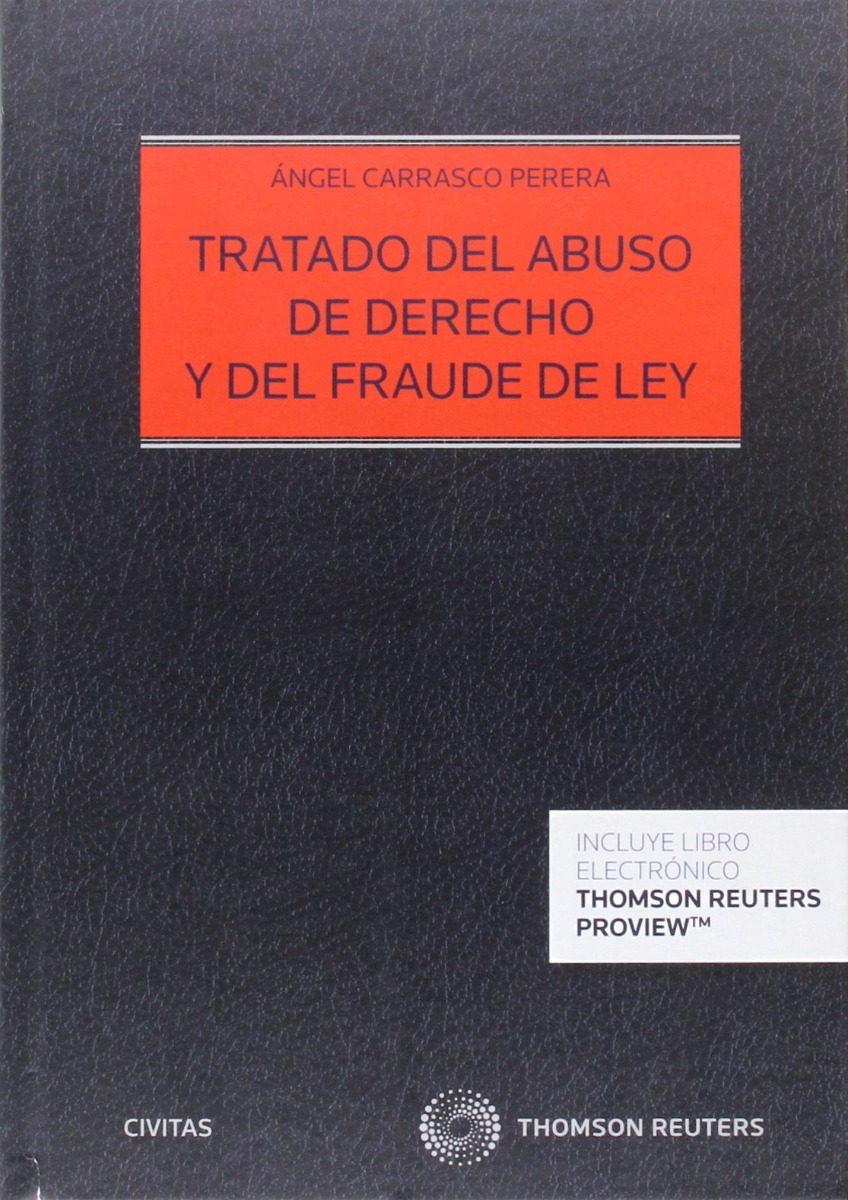Tratado del Abuso de Derecho y del Fraude de Ley -0